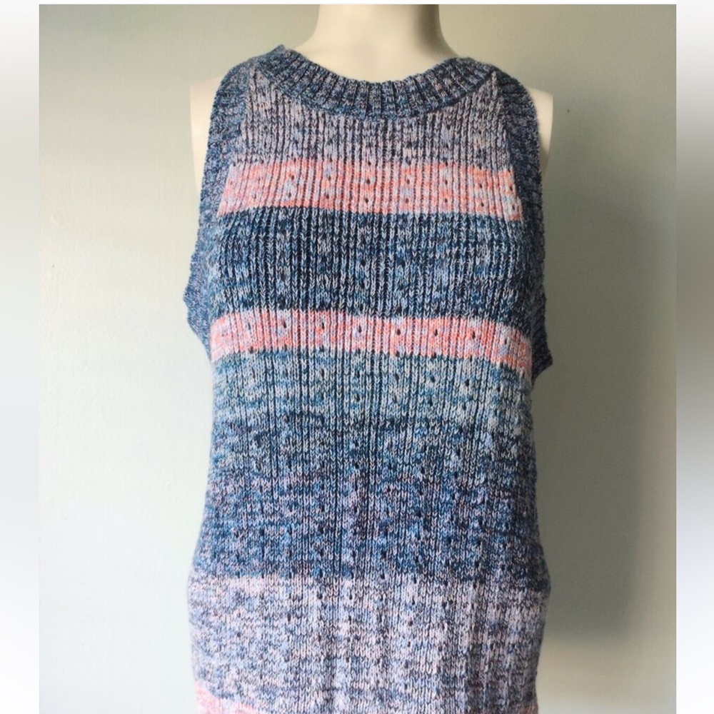 Gap Sleeveless Striped Sweaters.